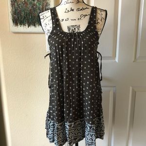 Roxy dark olive green sundress, size small